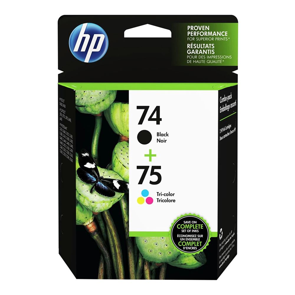 HP 74/75 Black/Tri-color Ink Cartridge 