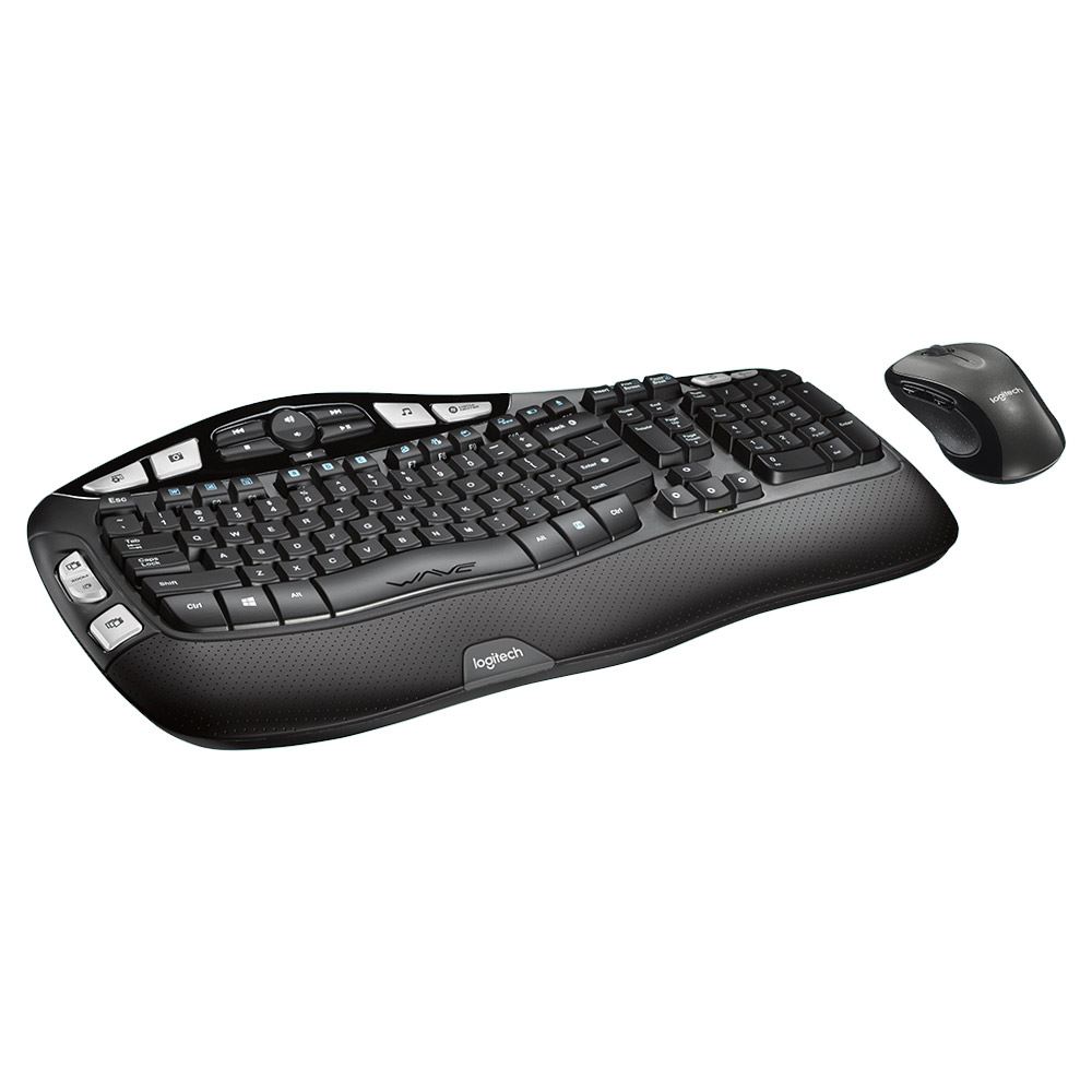 Logitech MK550 Wireless Wave Keyboard And Mouse Combo With Unifying Very Good 