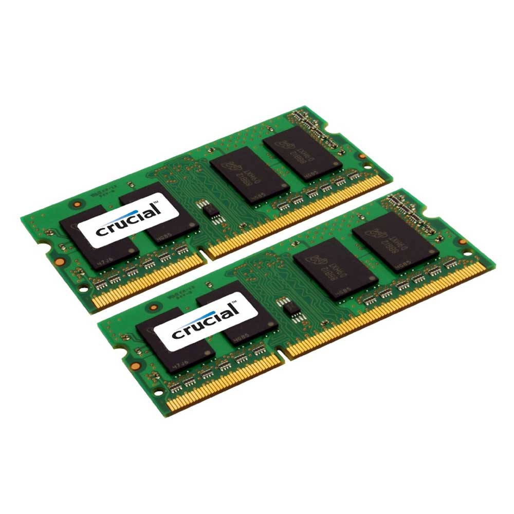 Crucial 8GB 2 x 4GB DDR3L-1600 PC3-12800 CL11 SO-DIMM Memory Kit 