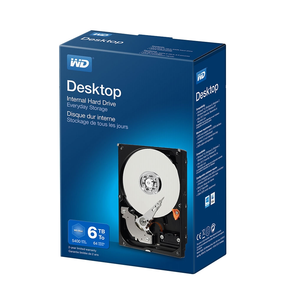 wd blue 6tb desktop hard disk drive