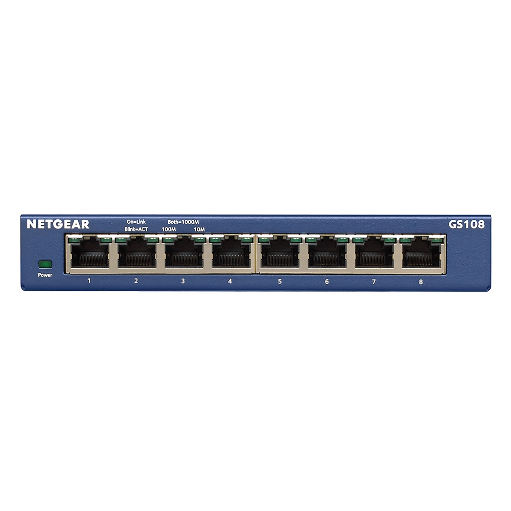 NetGear  ProSafe FS108P 8-Ports External Switch for sale online 