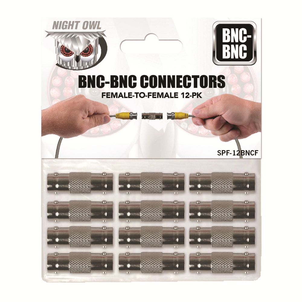 Night Owl Security BNC-BNC Cable Connectors 12-Pack 