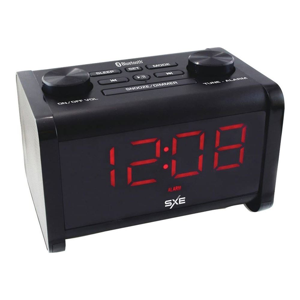 sxe bluetooth clock radio