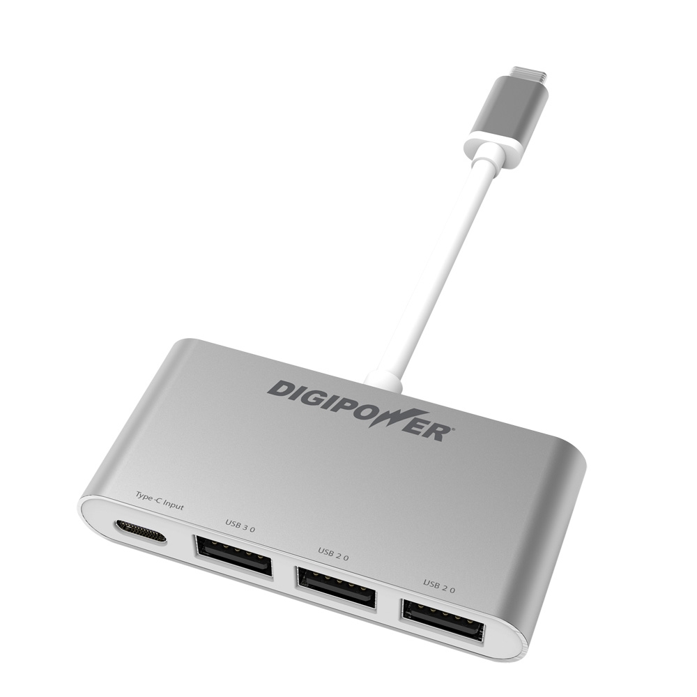 DigiPower Type C Hub USB 2.0 3.0 Type C