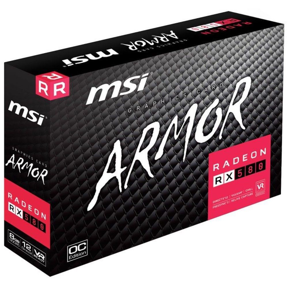 MSI Armor Radeon RX 580 Overclocked 