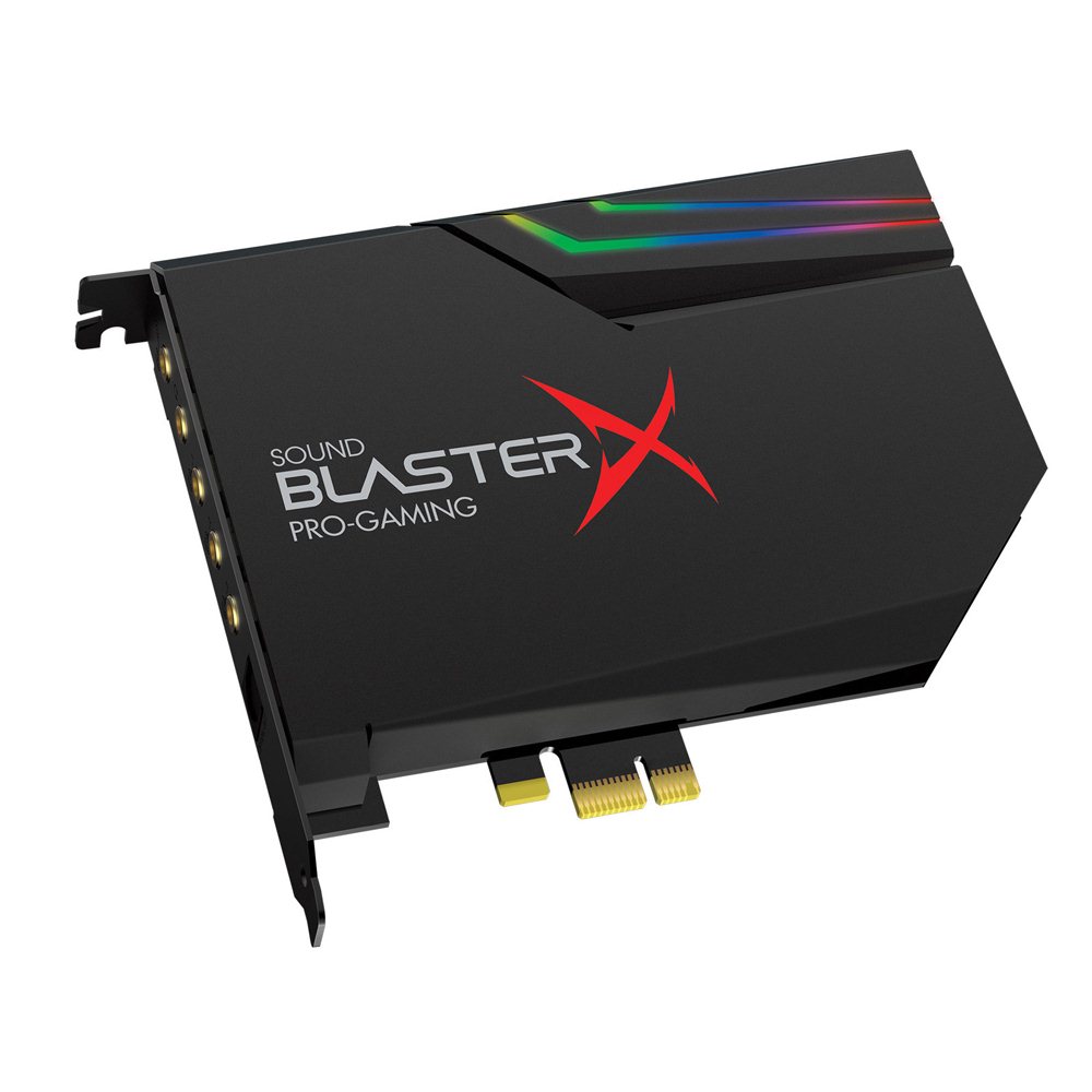 Creative Labs Sound Blasterx Ae 5 Gaming Sound Card W Rgb Micro Center