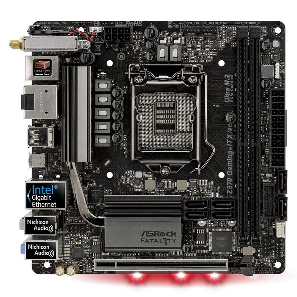 Asrock Fatal1ty Z370 Gaming Itx Ac Lga 1151 Mini Itx Intel Motherboard Micro Center