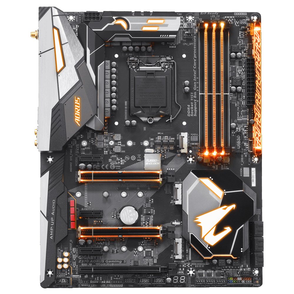 Gigabyte Z370 Aorus Gaming 5 Lga 1151 Atx Intel Motherboard Micro Center