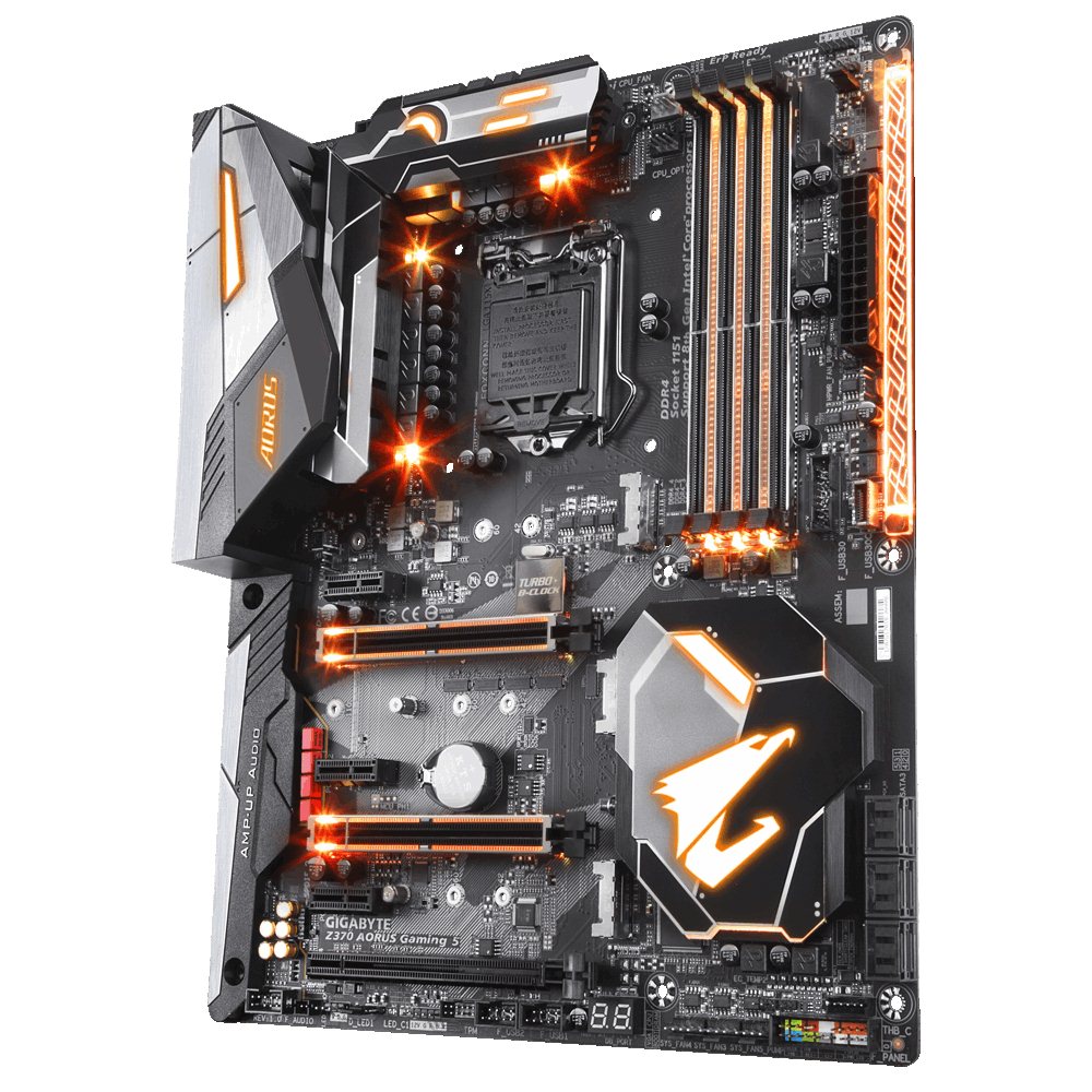 Gigabyte Z370 Aorus Gaming 5 Lga 1151 Atx Intel Motherboard Micro Center