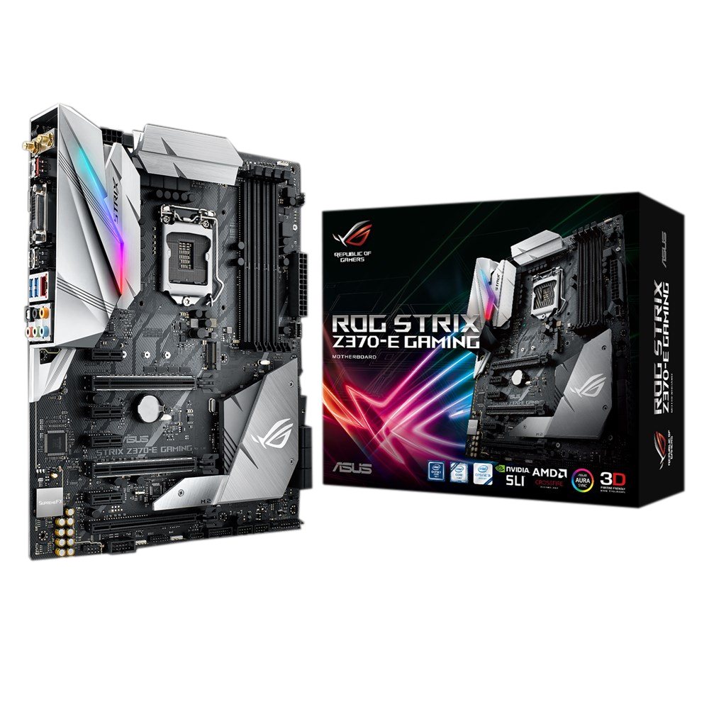 Asus Rog Strix Z370 E Gaming Lga 1151 Atx Intel Motherboard Micro Center