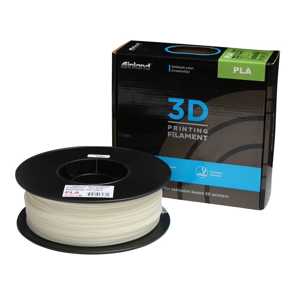 1kg Spool Inland 1.75mm Glow in The Dark PLA 3D Printer Filament 2.2 lbs