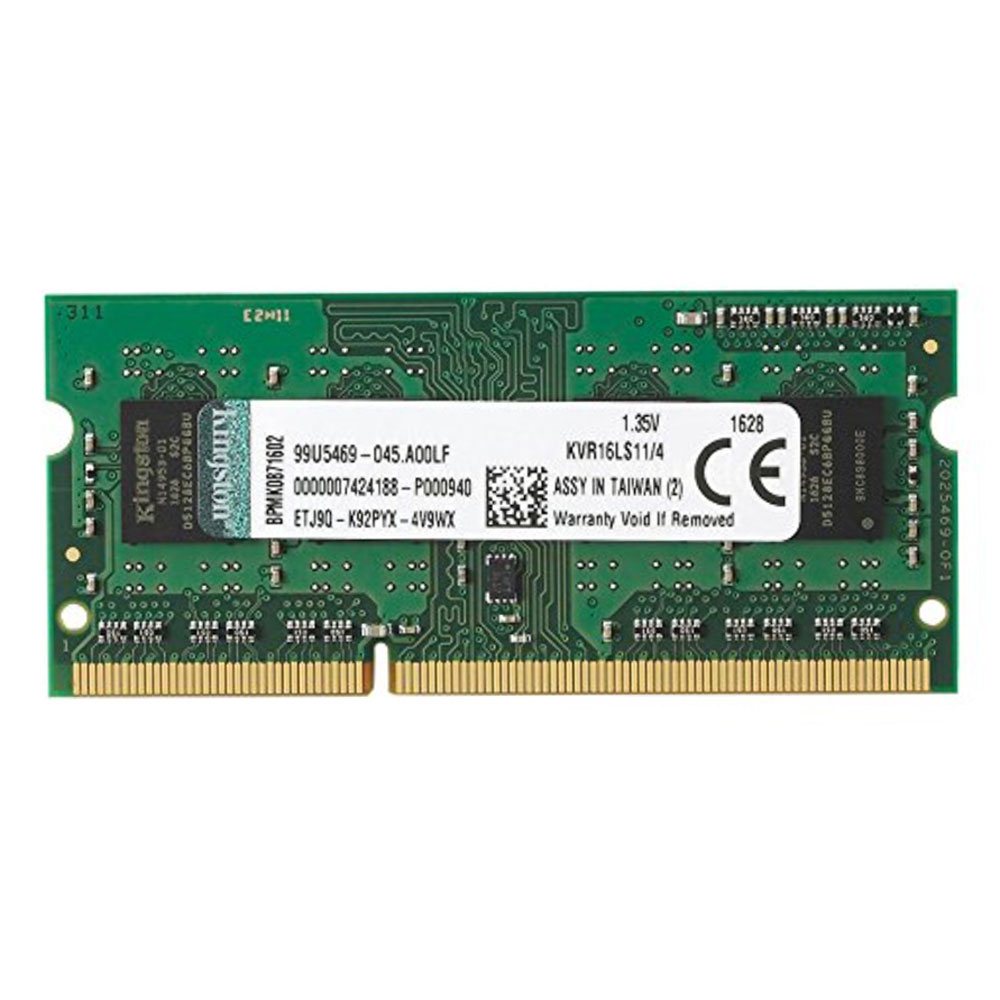 Kingston 4gb Ddr3l 1600 Pc3l Cl11 So Dimm Memory Module Micro Center