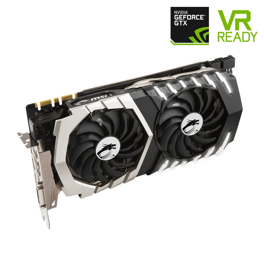 Msi Titanium Geforce Gtx 1070 Ti Overclocked Dual Fan 8gb Gddr5 Pcie Video Card Micro Center