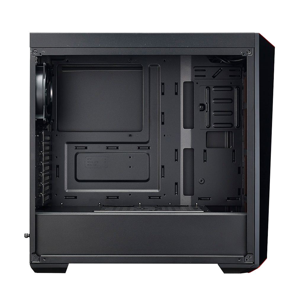 Cooler Master Masterbox Lite 5 Rgb Atx Mid Tower Computer Case With Tempered Glass Black Micro Center