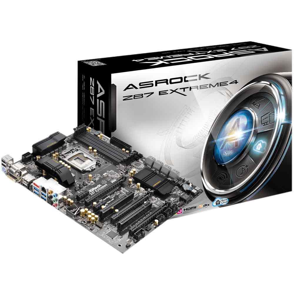 Asrock Lga1150/Intel Z87/Ddr3/Quad Crossfirex And Quad Sli/Sata3 And Usb 3.0/A&Gbe/Atx Motherboard Z87 Extreme4 (4717677321173)