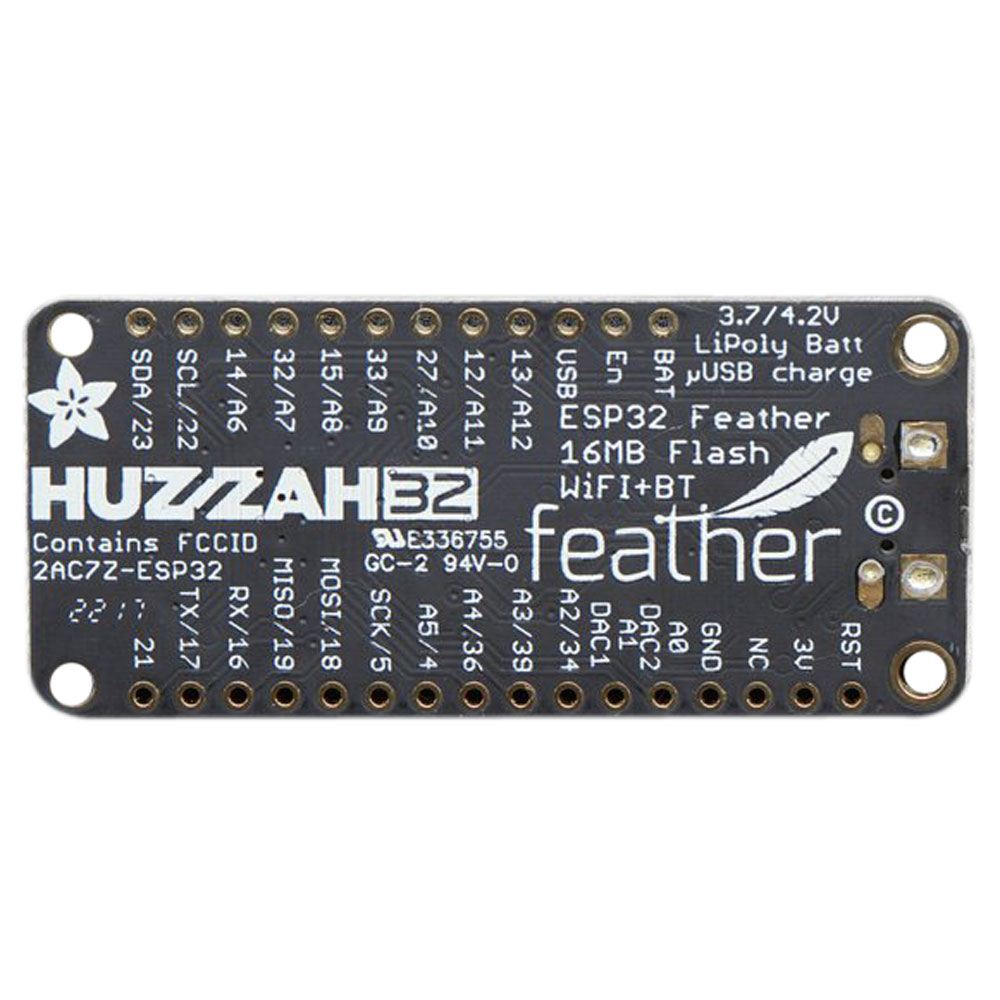 Adafruit Industries Huzzah32 Esp32 Feather Board Micro Center