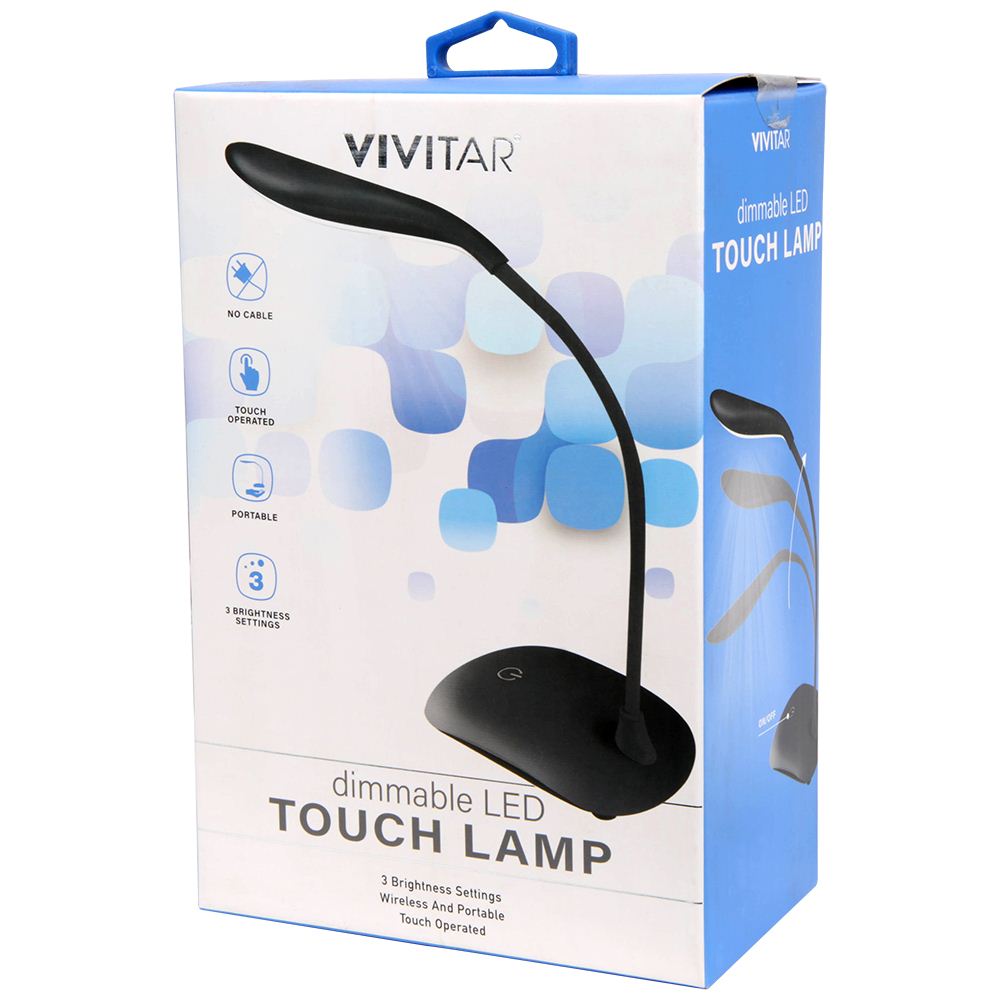 vivitar dimmable led touch lamp