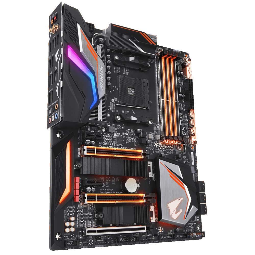 Gigabyte X470 Aorus Gaming 7 Wifi Am4 Atx Amd Motherboard Micro Center