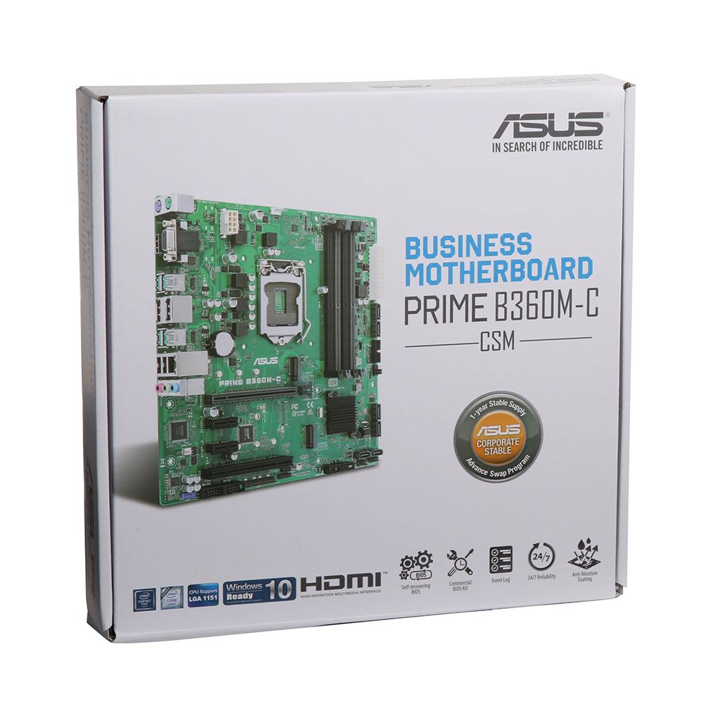 Asus B360 Prime B360m C Csm Intel Lga 1151 Microatx Motherboard Micro Center