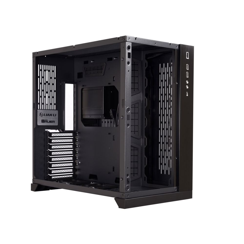 Lian Li Pc O11 Dynamic Tempered Glass Atx Mid Tower Computer Case Black Micro Center