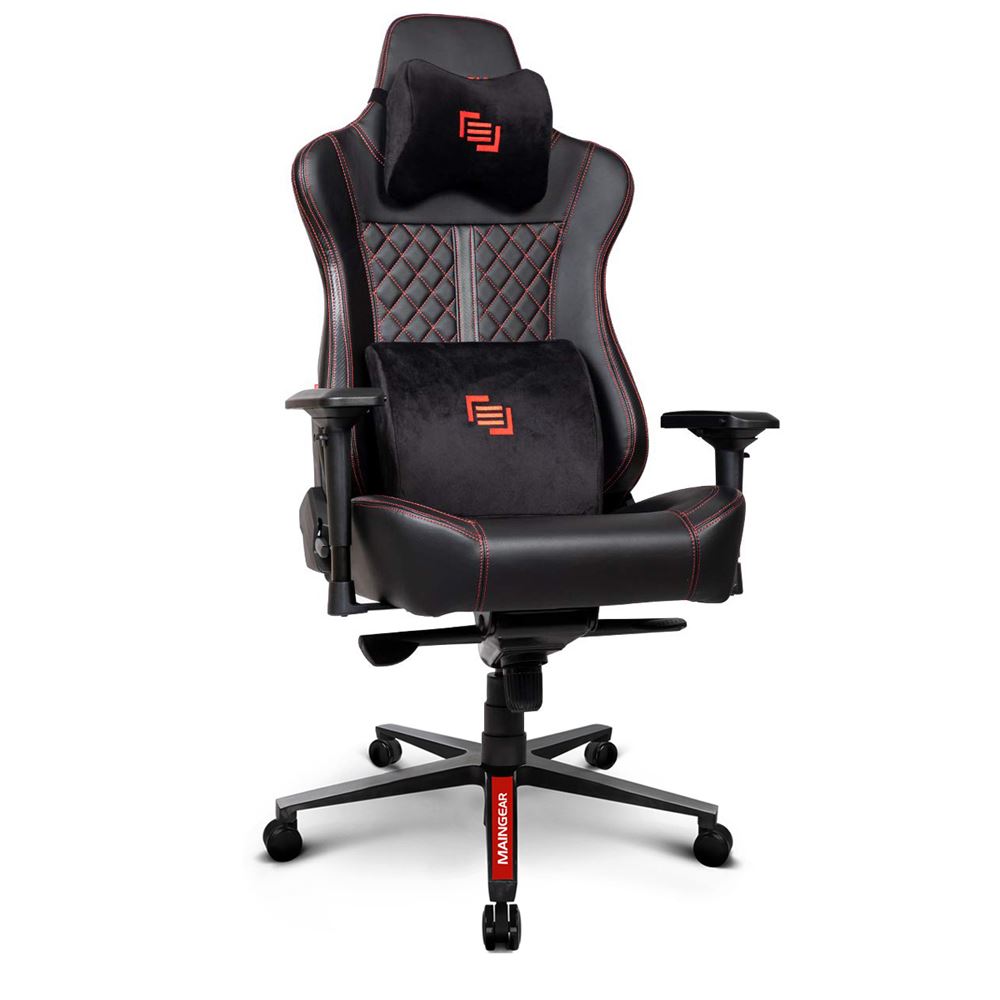 Maingear Forma Gt Gaming Chair Black Red Micro Center
