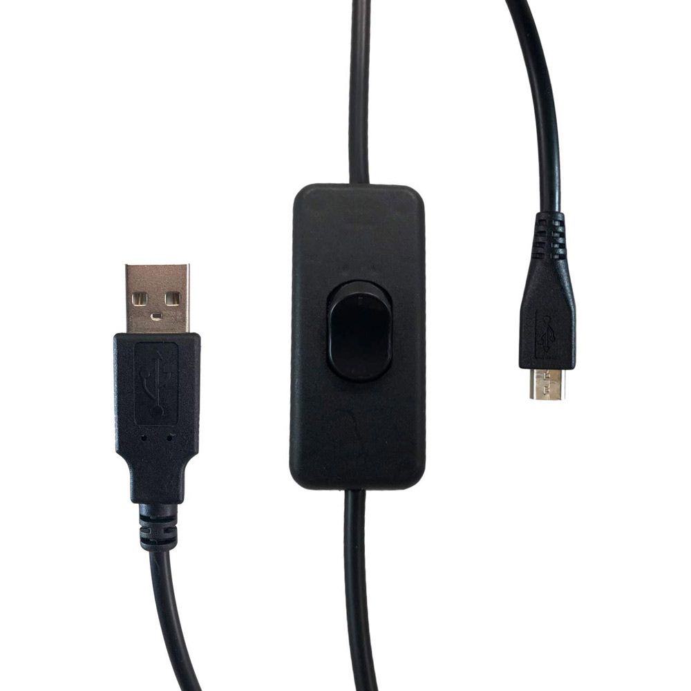 Micro USB Cable Raspberry With ON/OFF Power Switch 