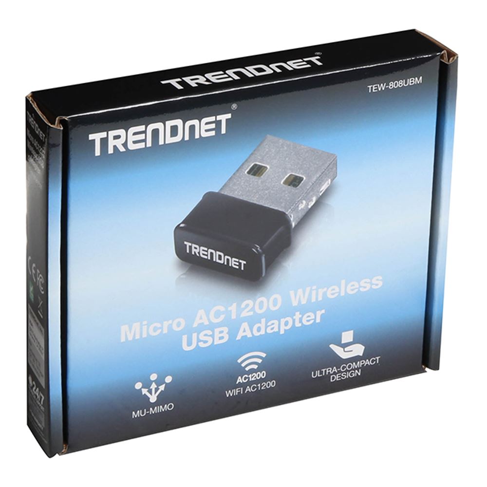 TRENDNET tew-808ubm MICRO USB Adattatore dual band wireless ac1200 