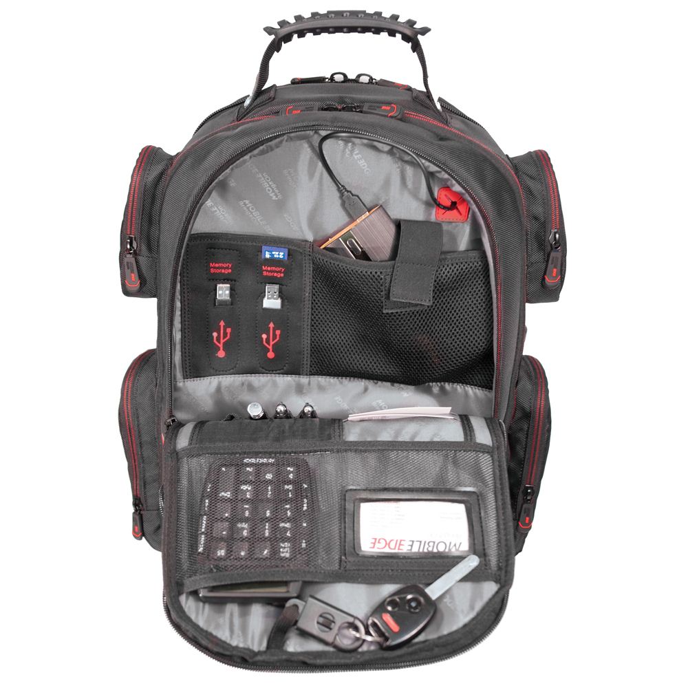 Mobile Edge Core Gaming Laptop Backpack w/Hook & Loop Panel Fits 