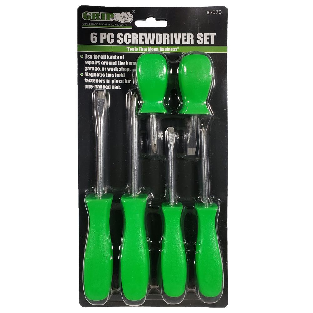 green screwdriver set
