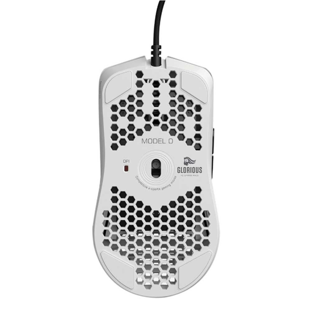 Glorious Pc Gaming Race Model O Gaming Mouse Glossy White Micro Center