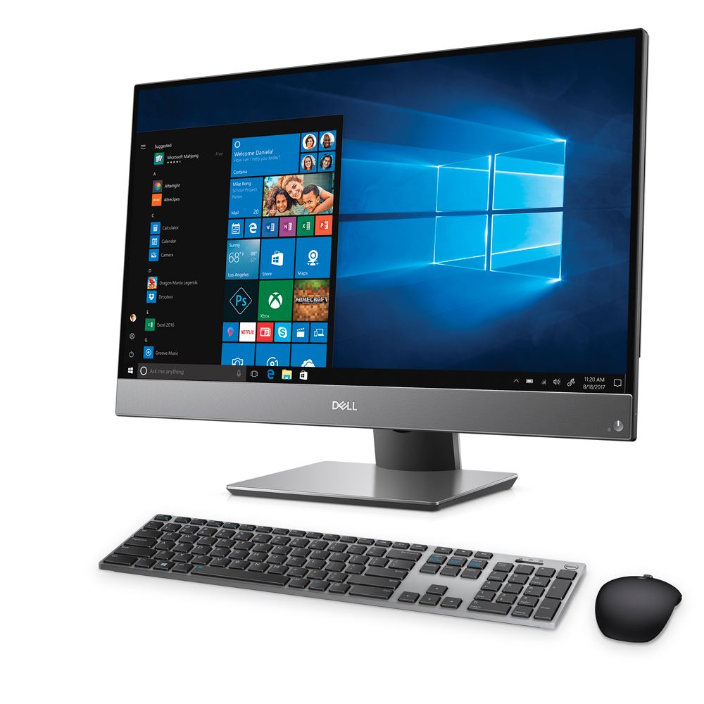 Dell Inspiron All In One Desktop Pc 27 Full Hd Ips Display Intel Core I5 8400t Processor 1 7ghz 8gb Ddr4 2666 Ram Micro Center