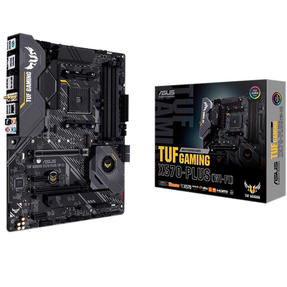 Asus X570 Tuf Gaming Plus Wifi Amd Am4 Atx Motherboard Micro Center