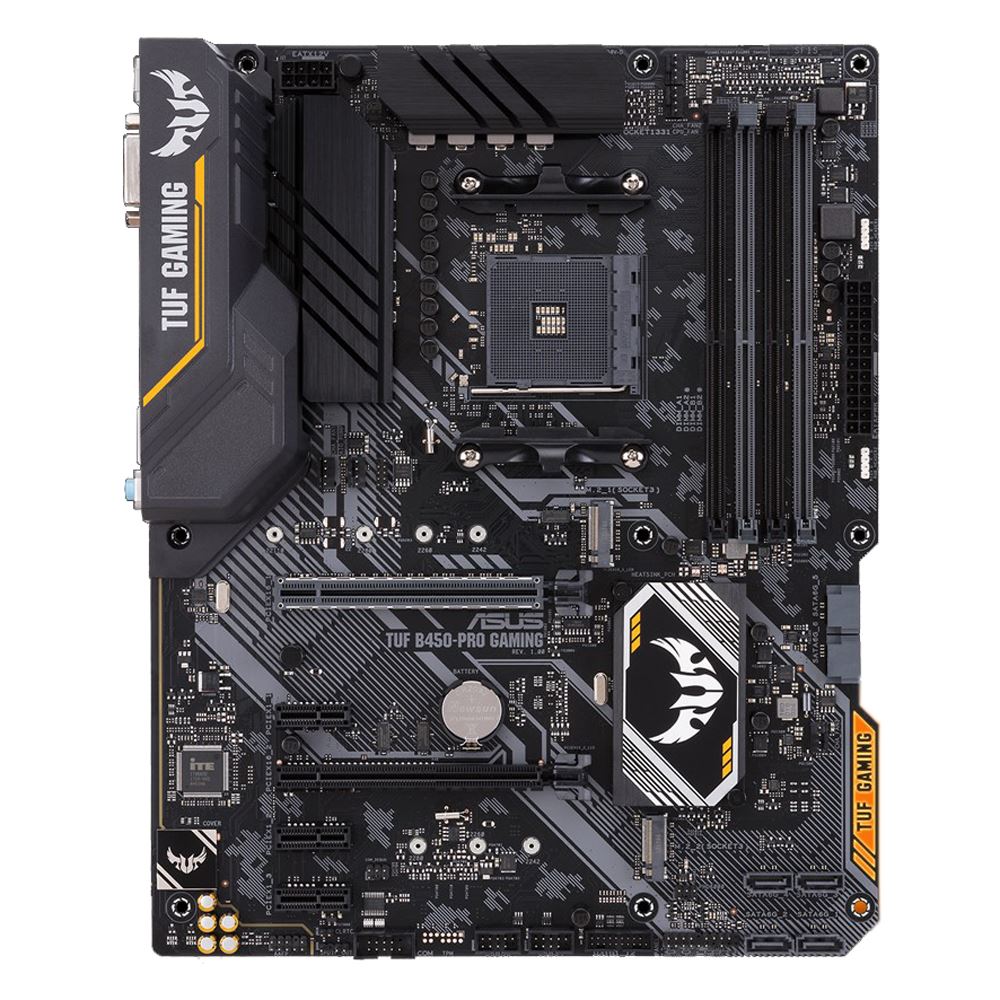 Asus B450 Tuf Pro Gaming Amd Am4 Atx Motherboard Micro Center