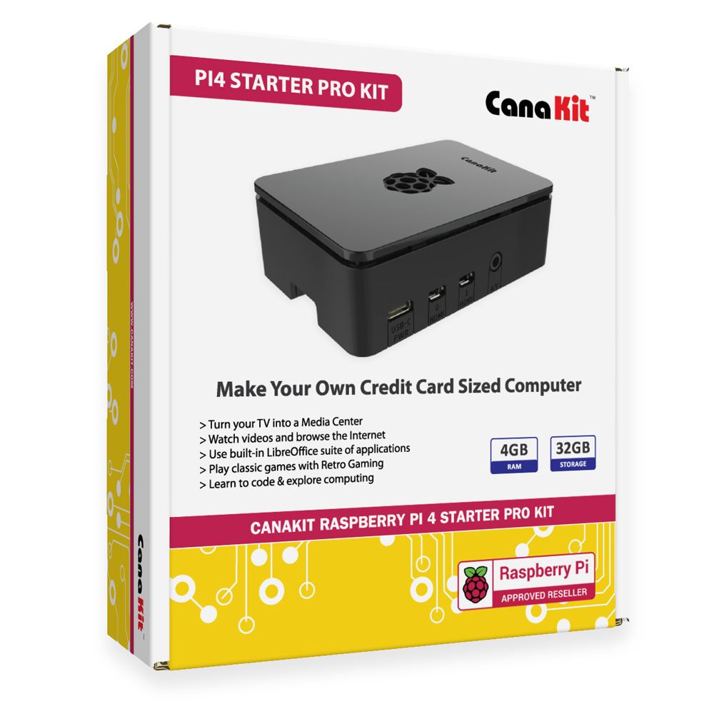 CanaKit Raspberry Pi 4 4GB Starter PRO 