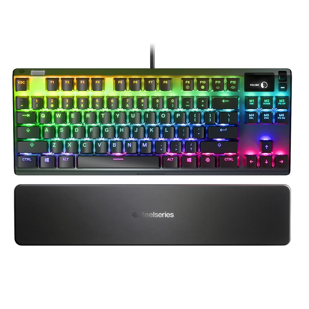 Steelseries Apex 7 Tkl Rgb Mechanical Gaming Keyboard Qx2 Brown Micro Center