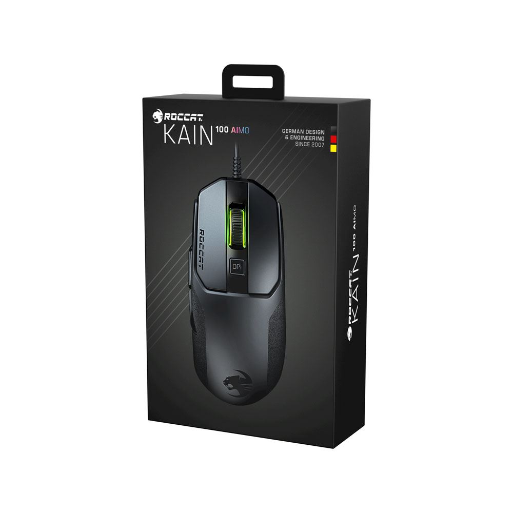 Turtle Beach Roccat Kain 100 Aimo Gaming Mouse Black Micro Center