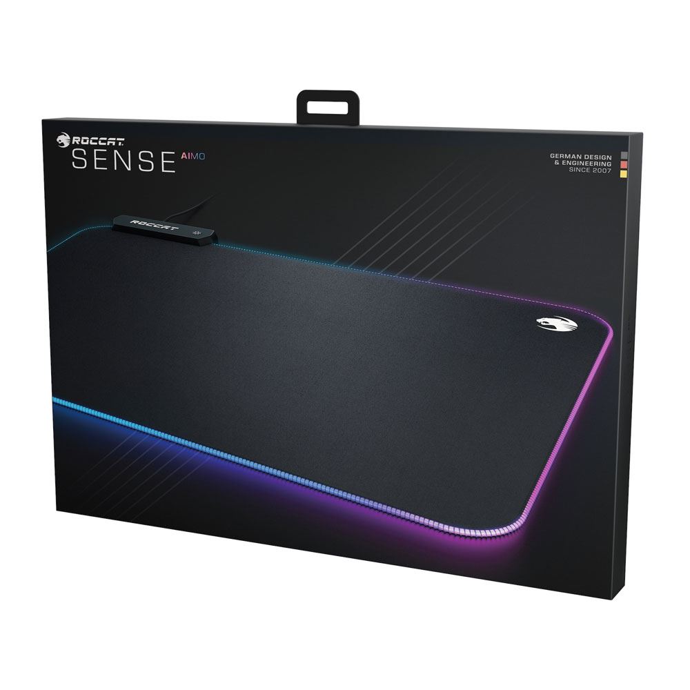 Roccat Sense Aimo Rgb Gaming Mouse Pad Micro Center