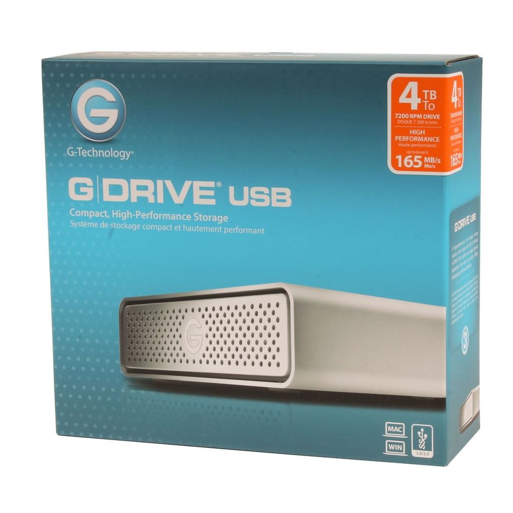 G Technology 4tb Usb 3 1 Gen 1 Type A External Hard Drive Micro Center