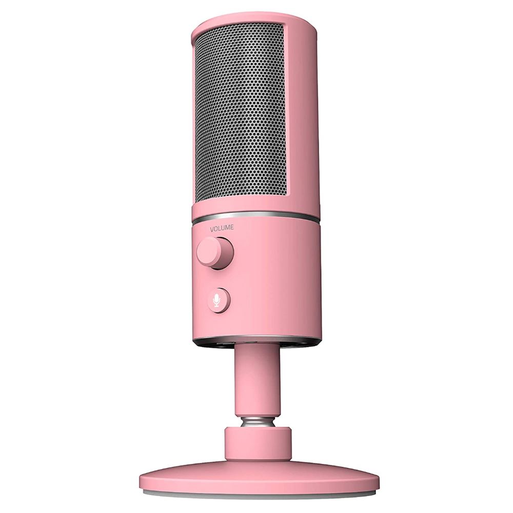 Razer Seiren X Usb Condenser Microphone Quartz Edition Micro Center