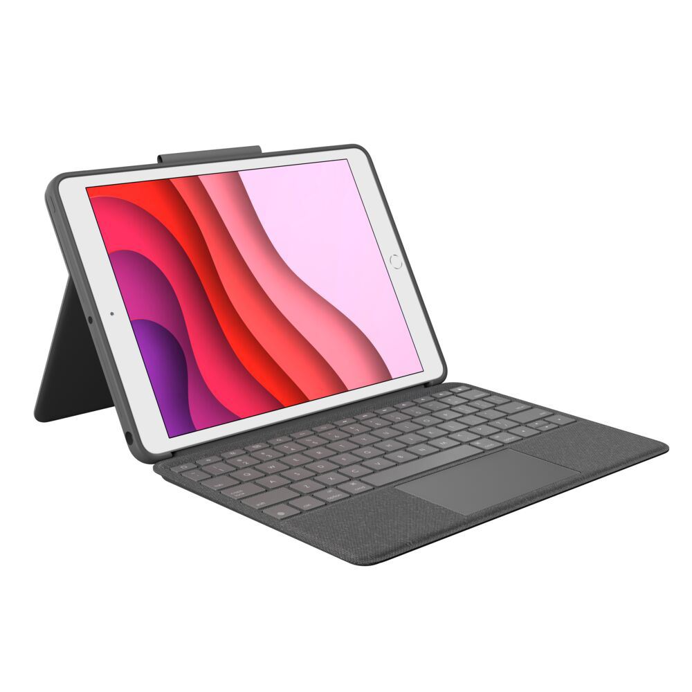 Logitech Combo Touch For Ipad Pro 10 5 Ipad Air 3 Black Micro Center