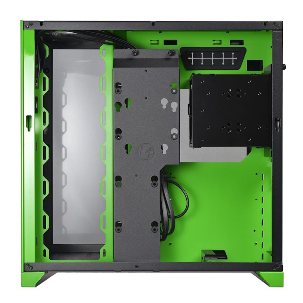 Lian Li Pc O11 Dynamic Tempered Glass Eatx Full Tower Computer Case Green Micro Center