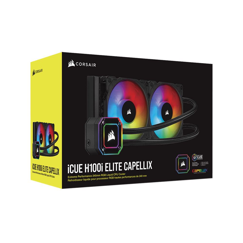 Corsair iCUE H100i ELITE CAPELLIX 240mm RGB Water Cooling 