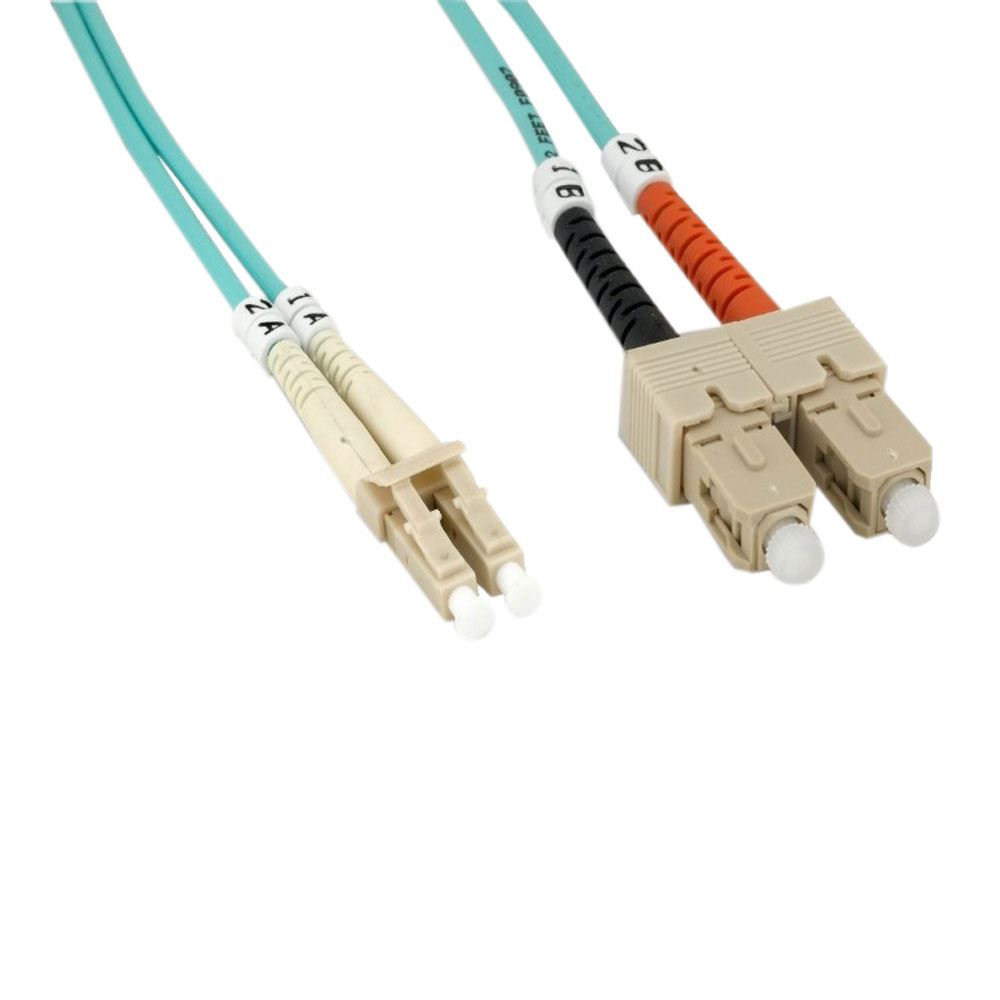 Jeirdus CDL Micro Câble fibre optique multimode LC vers ST OM3 10 G 50/125 LC-ST 1 m 
