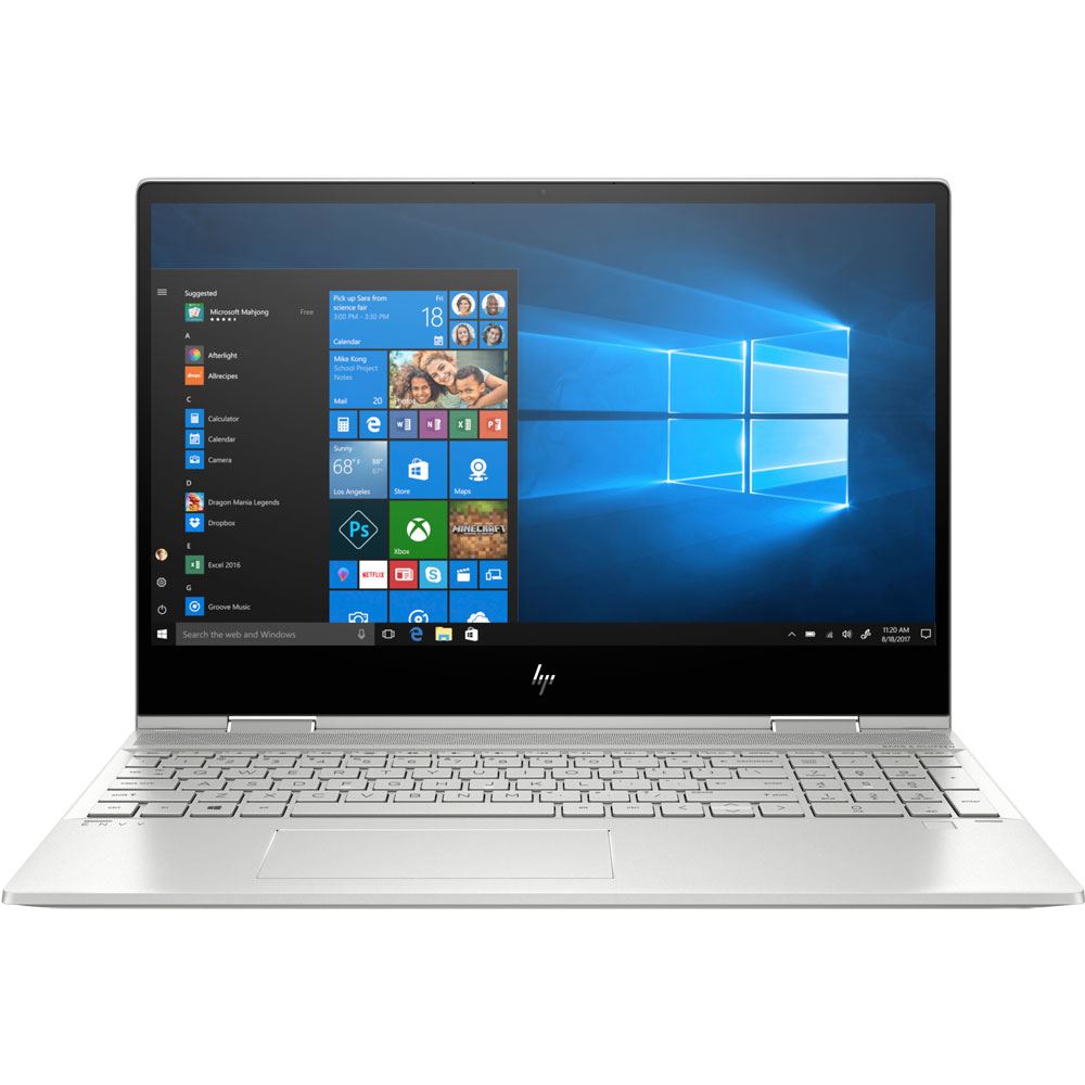 HP ENVY x360 Convertible 15-dr1075cl 15.6" 2-in-1 Laptop Computer Refurbished - Silver; Intel Core i7-10510U Processor - Micro Center