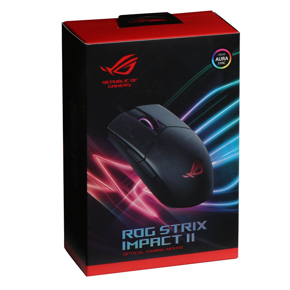 Asus Rog Strix Impact Ii Ambidextrous Gaming Mouse Micro Center