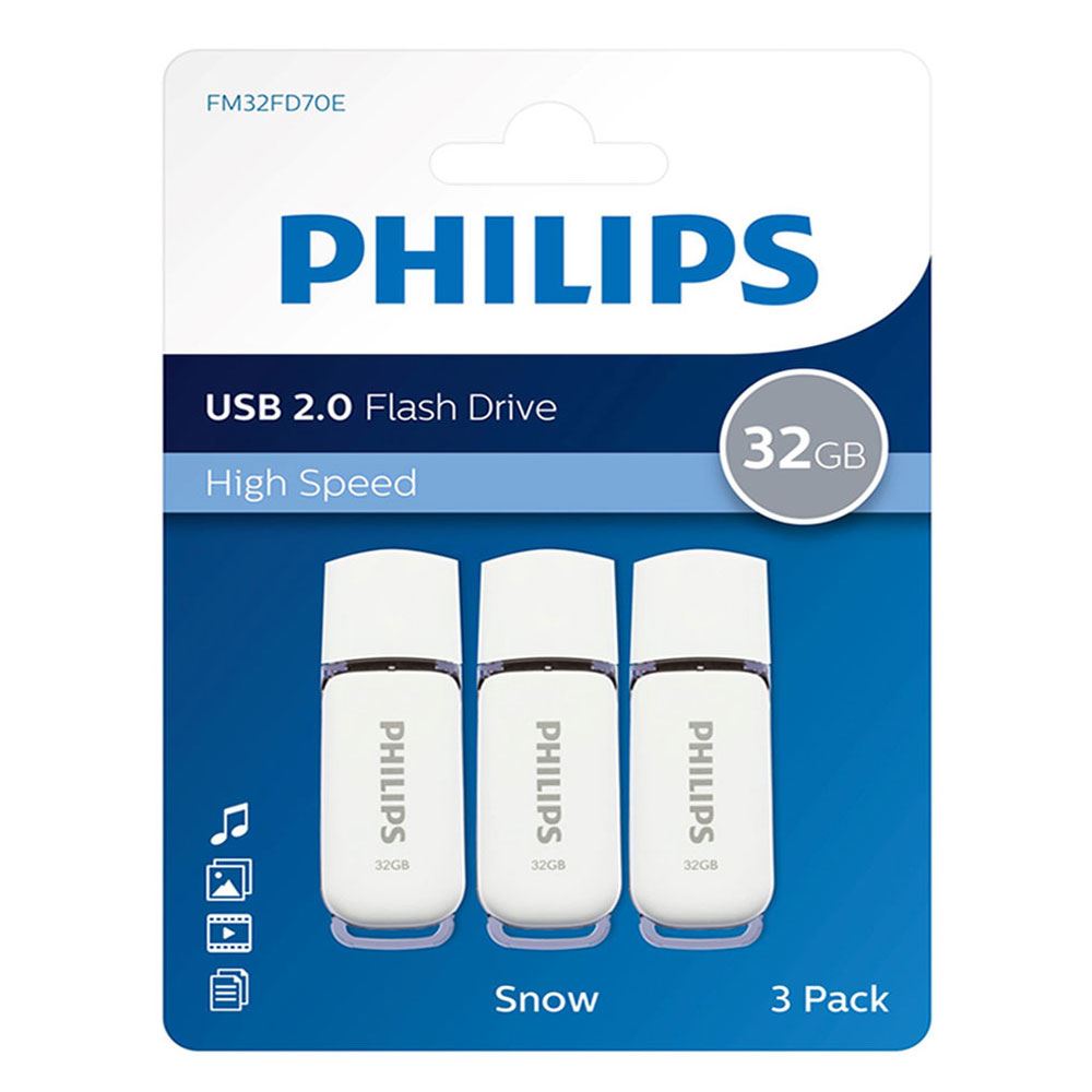 Pack 2 Memorias USB Philips Snow Edition 32GB