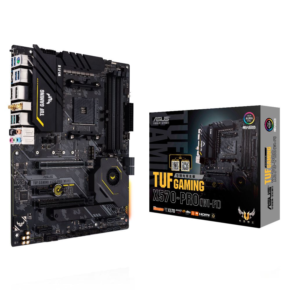 Asus X570 Pro Tuf Gaming Wifi Amd Am4 Atx Motherboard Micro Center