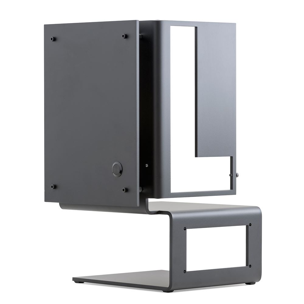 Motif Monument Mini Itx Open Air Computer Case Matte Black Micro Center