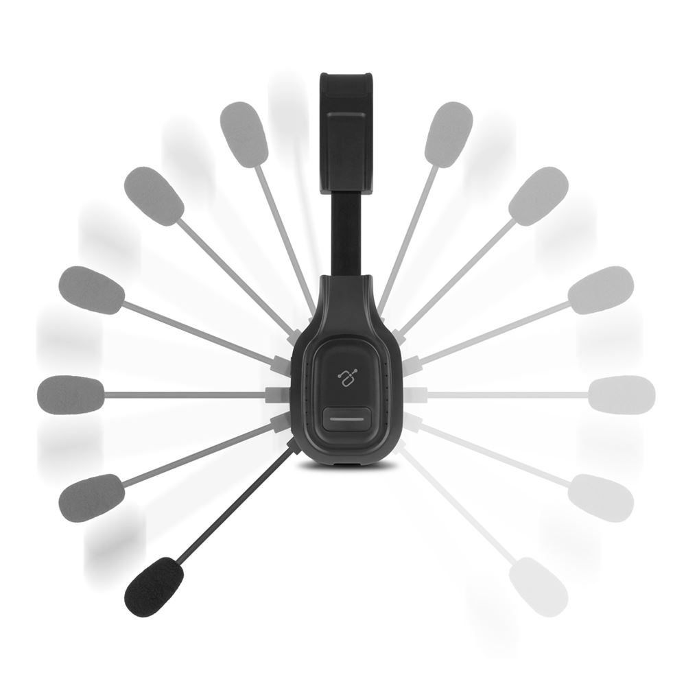 aluratek wireless stereo headset with boom microphone and bluetooth dongle