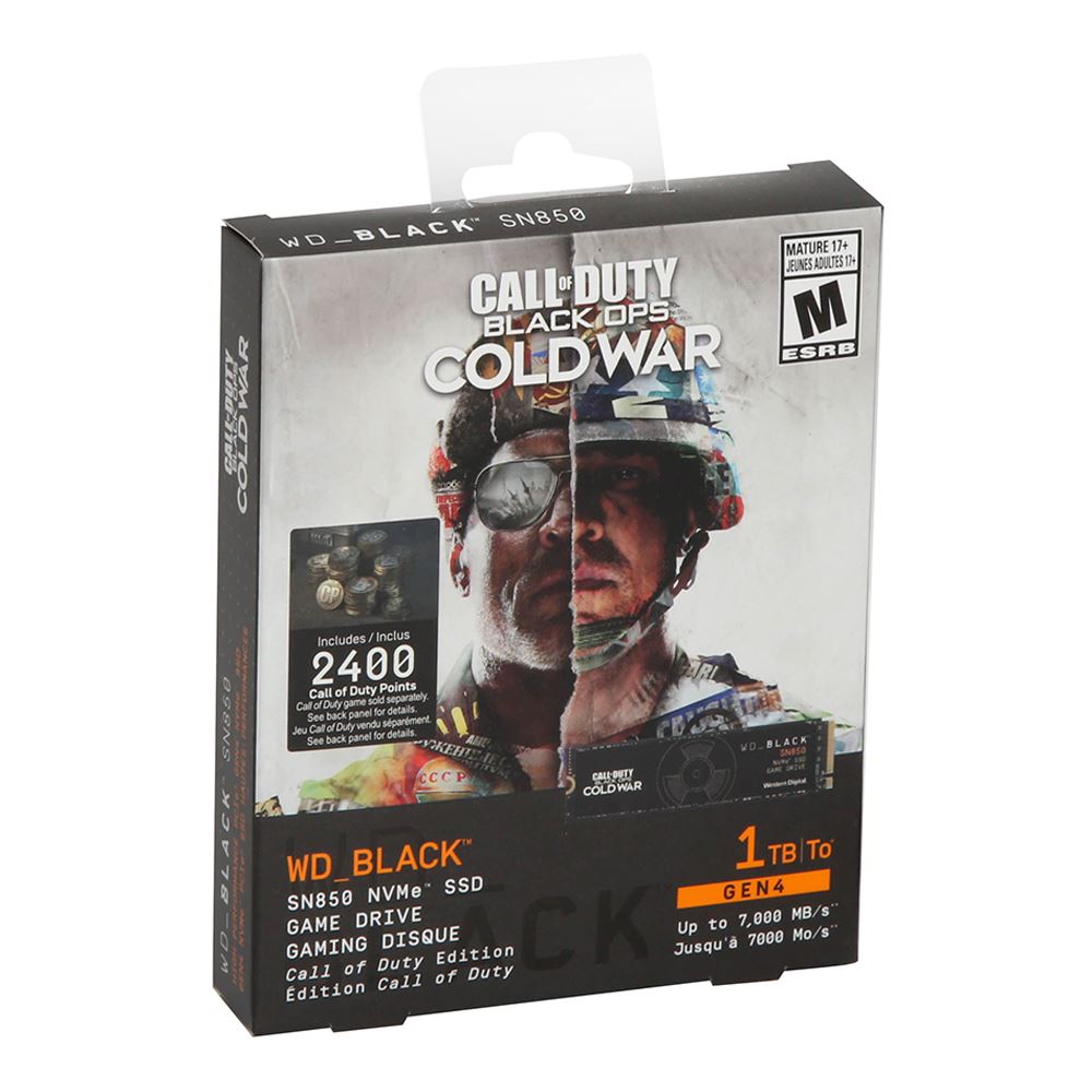 Western Digital Black Sn850 1tb Call Of Duty Edition Wdbb2f0010bnc M 2 Nvme Interface Pcie Gen 4x4 Internal Solid State Micro Center
